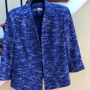 Nipon Boutique knit jacket size 16, three quarter rolled sleeves